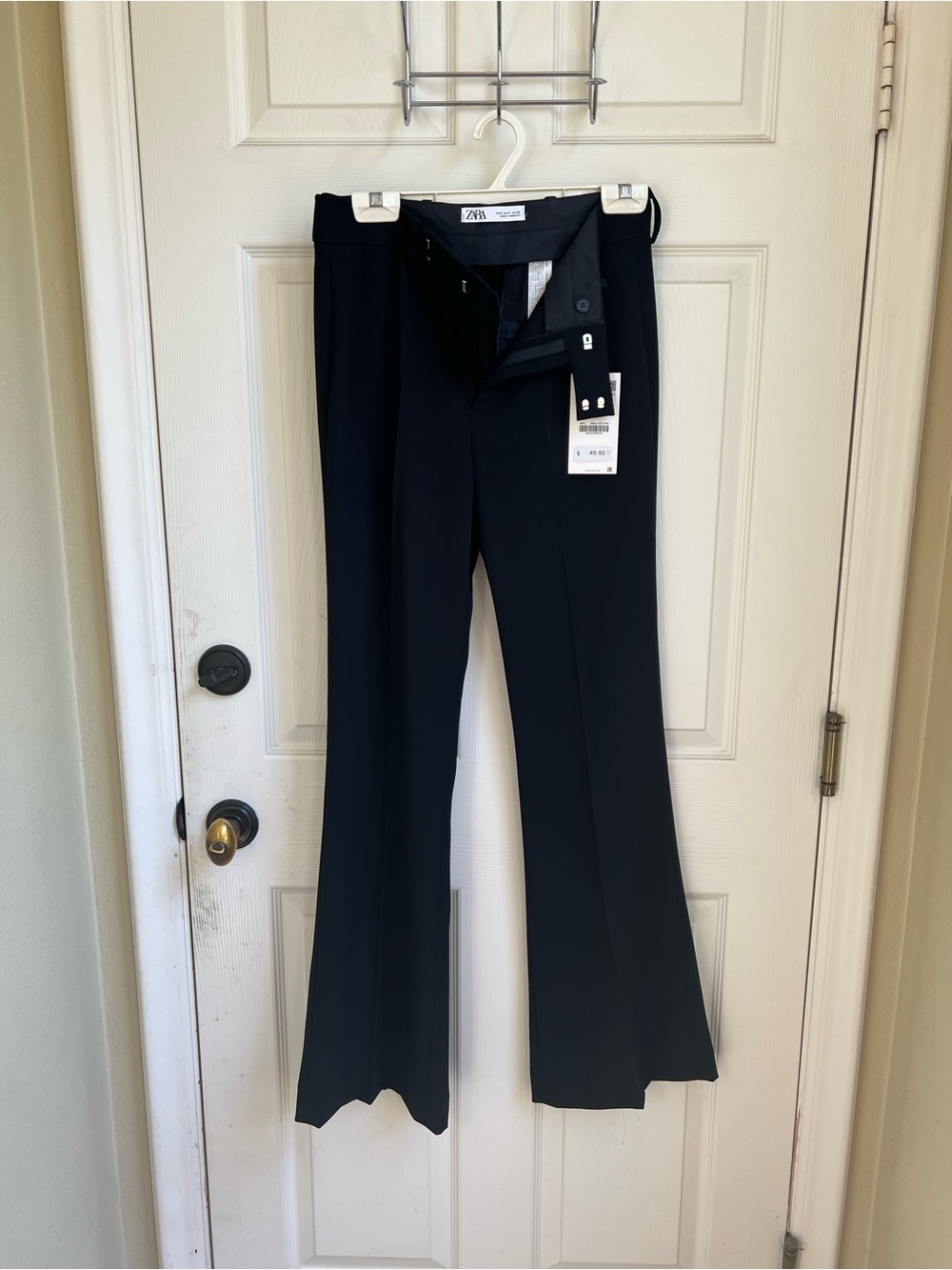 Zara Black Flared Trousers